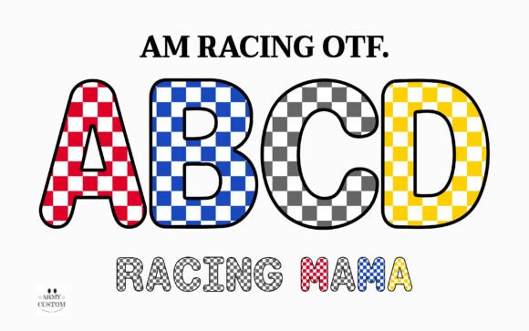 Am Racing: A Bold Typeface for Editorial Design