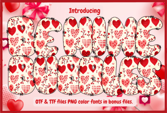 Be Mine Bubbles: A Playful Font for Valentine's Campaigns
