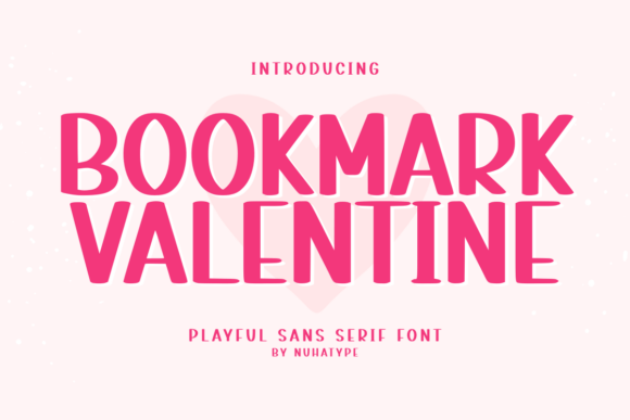 Bookmark Valentine Font for Web Design