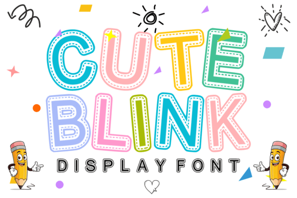 Cute Blink: A Playful Font for Digital Design