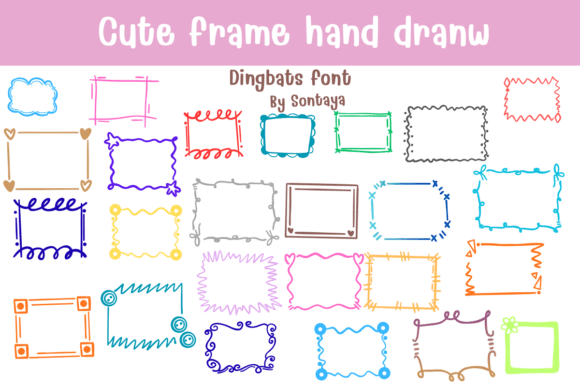 Cute Frame: A Font for Whimsy and Campaigns