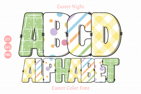 Easter Night: A Vibrant Font for Editorial Design