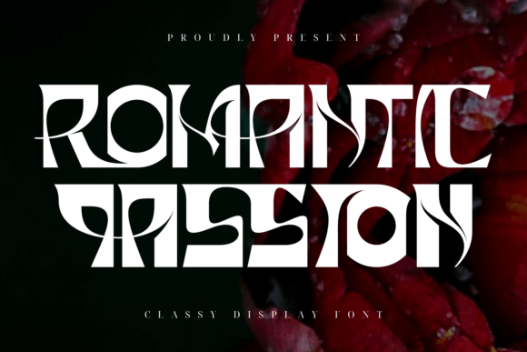 Font Choice That Adds Personality: Romantic Passion in Web Design