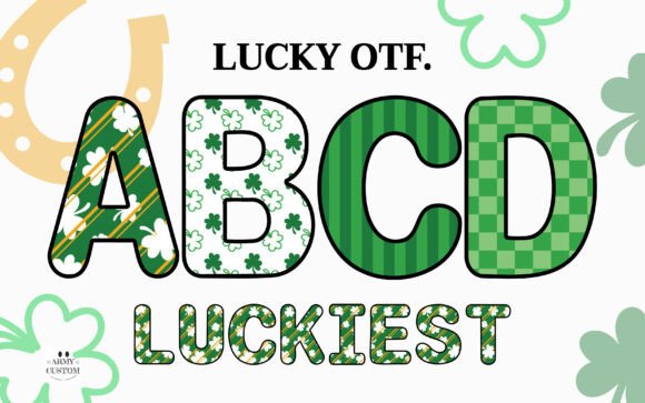 Lucky Luckiest Bundle: A Vibrant Color Font for Festive Branding