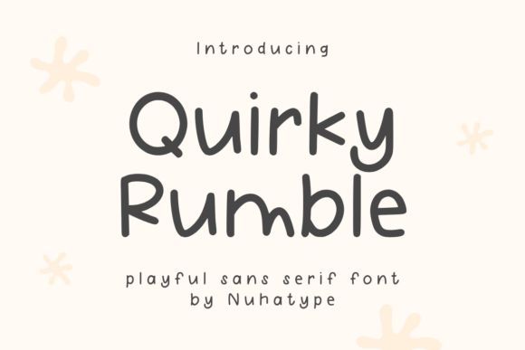 Quirky Rumble: A Font That Adds Personality to Digital Design