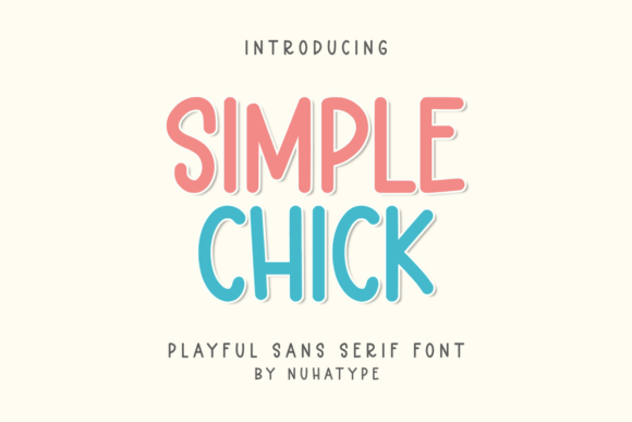 Simple Chick: A Minimalist Sans Serif Font for Modern Web Design