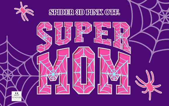 Spider 3d Pink: A Typographic Powerhouse for Campaigns