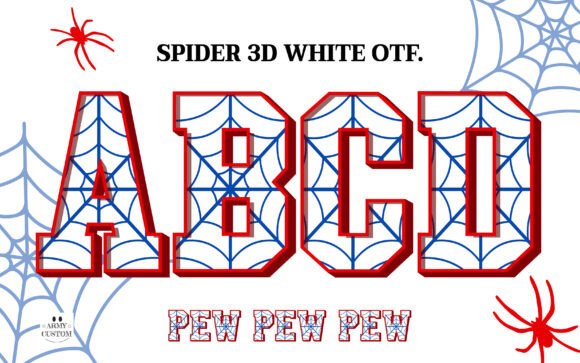 Spider 3d White: A Font That Elevates Your Brand