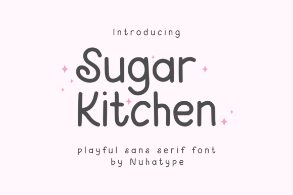 Sugar Kitchen: A Minimalist Sans Serif for Handmade Crafters