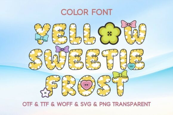 Yellow Sweetie Frost: A Font That Brings Warmth to Every Project